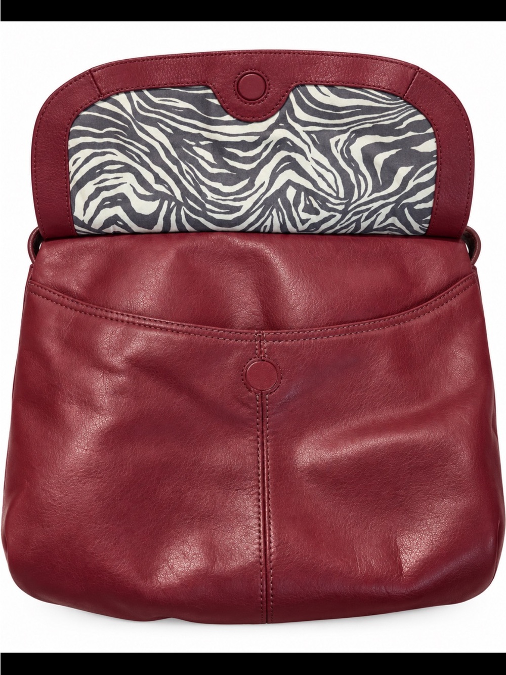 Brighton Red Leather Studded Medallion Shoulder Bag like NEW - Picture 5 of 9